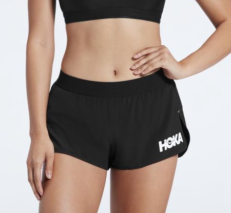 Hoka One One Performance Woven 2" Short Dama - Pantaloni Scurti Negrii | RO-KAo263h